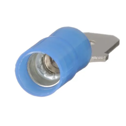 0.162 16-14 AWG Pan-Term Male Disconnect Nylon Barrel Insulated DNF14-250M-C (Pack of 100)