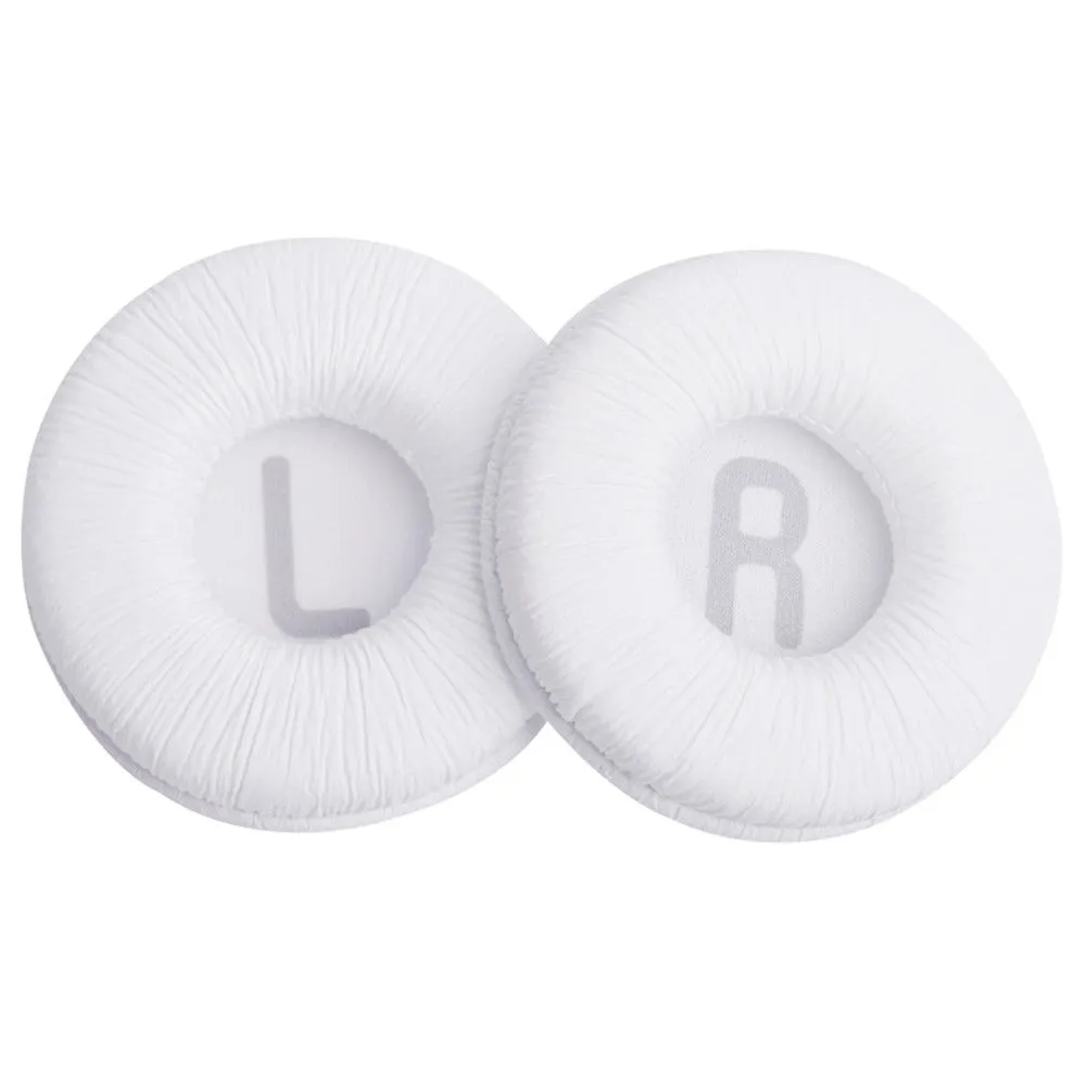 1 Pair Jabra Revo wrinkled leather earpads - White