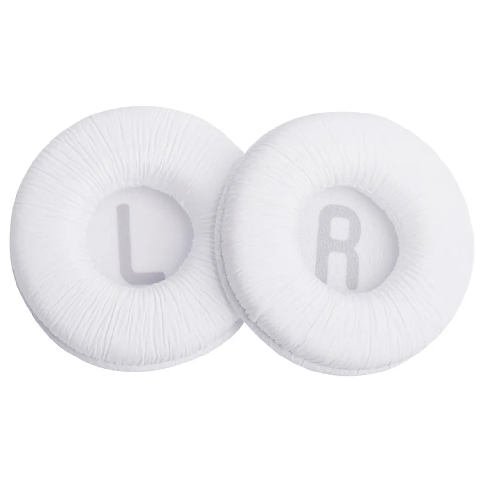 1 Pair Jabra Revo wrinkled leather earpads - White