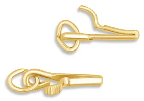 14K Gold Replacement Snap for Fish Hook Clasp