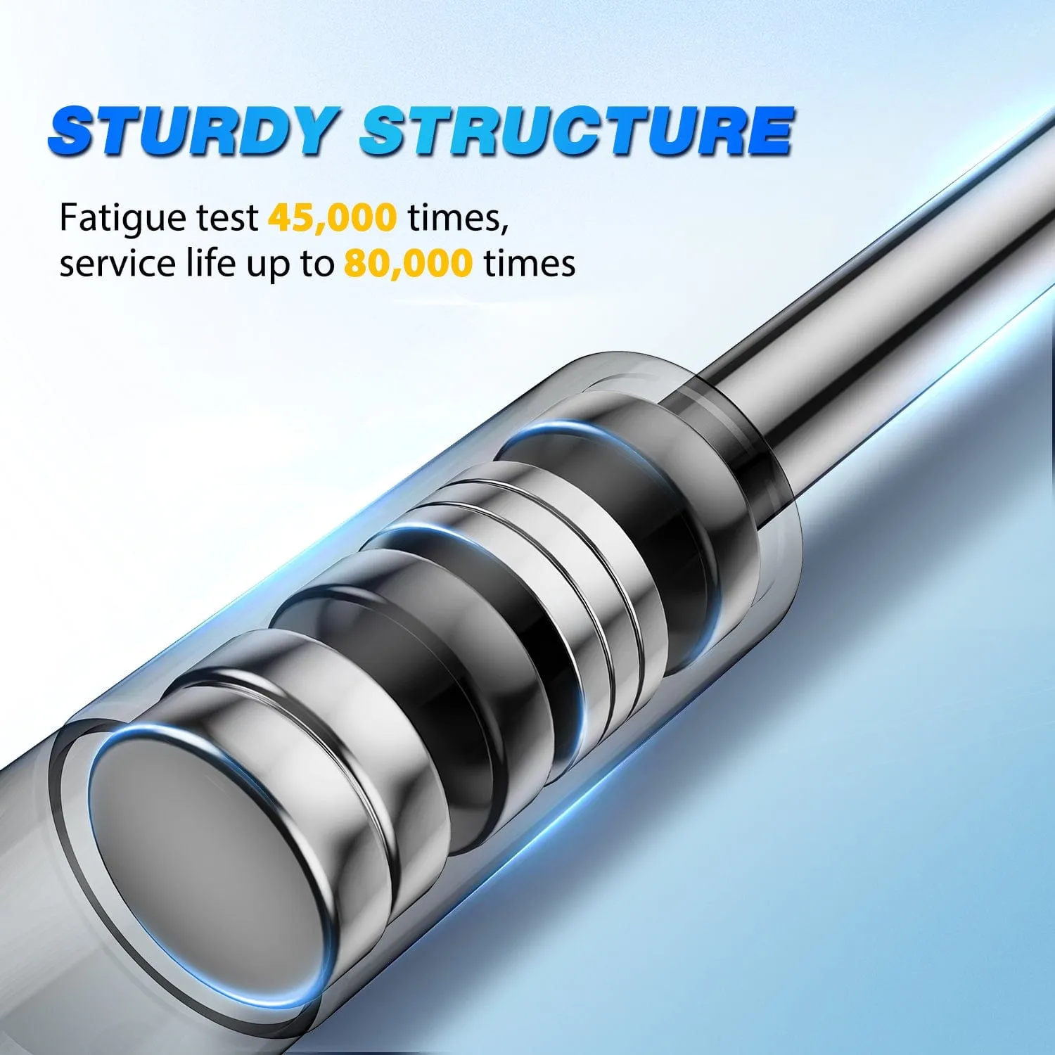 2 PCS Lift Support Struts Replacement for Hyundai Sonata 2011-2014 Front Hood Gas Springs Shock Rods