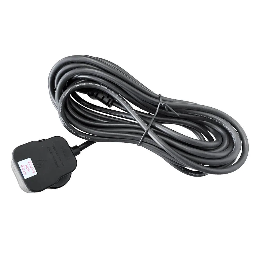 2x 5m IEC320 13A Three-Core Flex UK 3 Pin Power Cables
