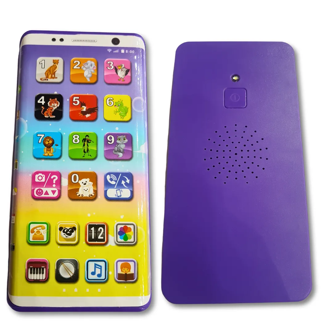 3  Years Kids Learning Phone with 14 Modes: Music, Stories, English & Numbers - Rechargeable Educational Toy Enhancing Visual & Hearing Skills