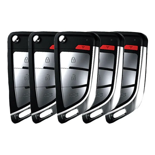 5 x Xhorse - Knife Style / 4-Button Universal Remote Flip / Smart Key for VVDI Key Tool (Pack of 5)