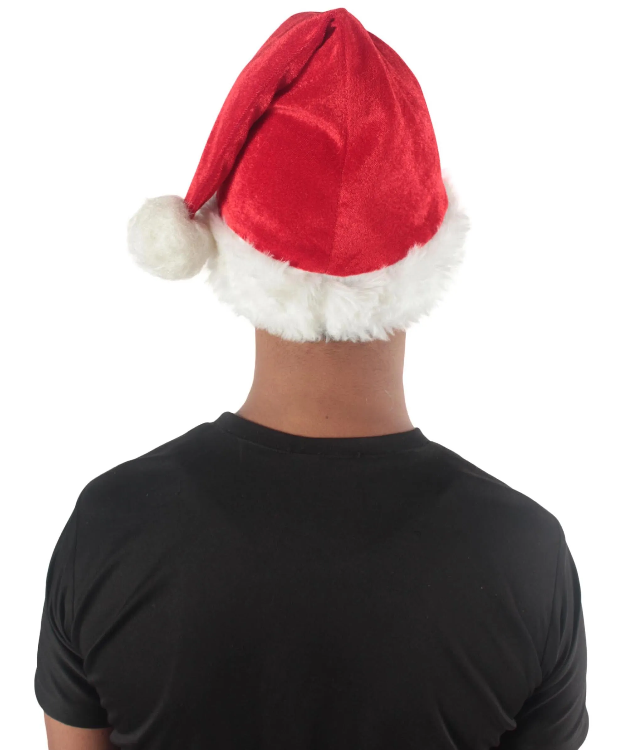 Adult Unisex Christmas Santa Hat, Long Red high quality Fabrics