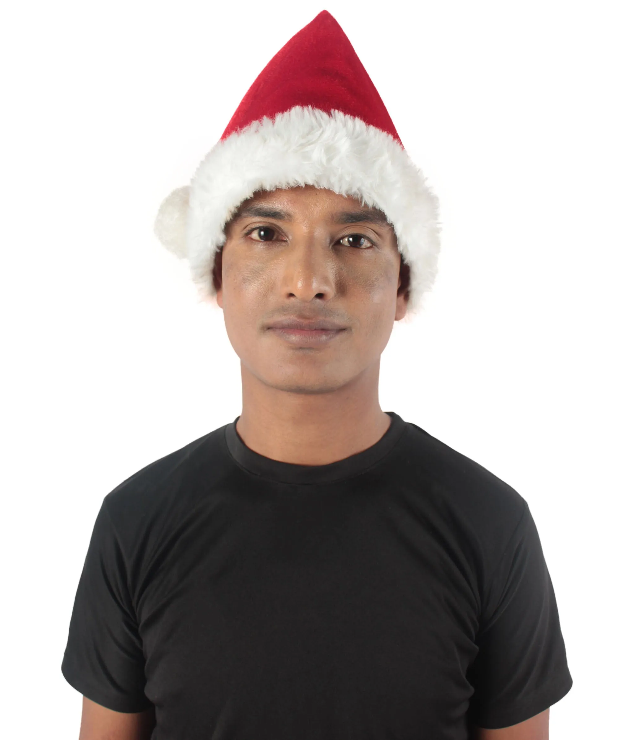 Adult Unisex Christmas Santa Hat, Long Red high quality Fabrics