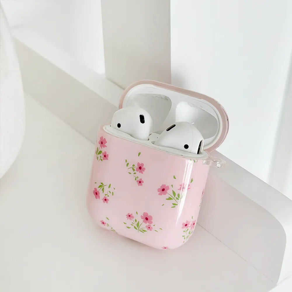Airpods Case - Ditsy Floral Pink