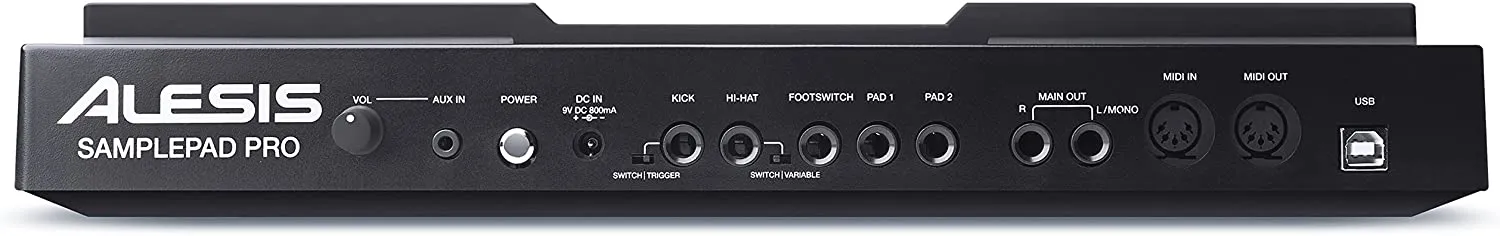 Alesis Sample Pad PRO 8-Pad Percussion and Sample-Triggering Instrument with Dual Zone Rubber Drum Pads
