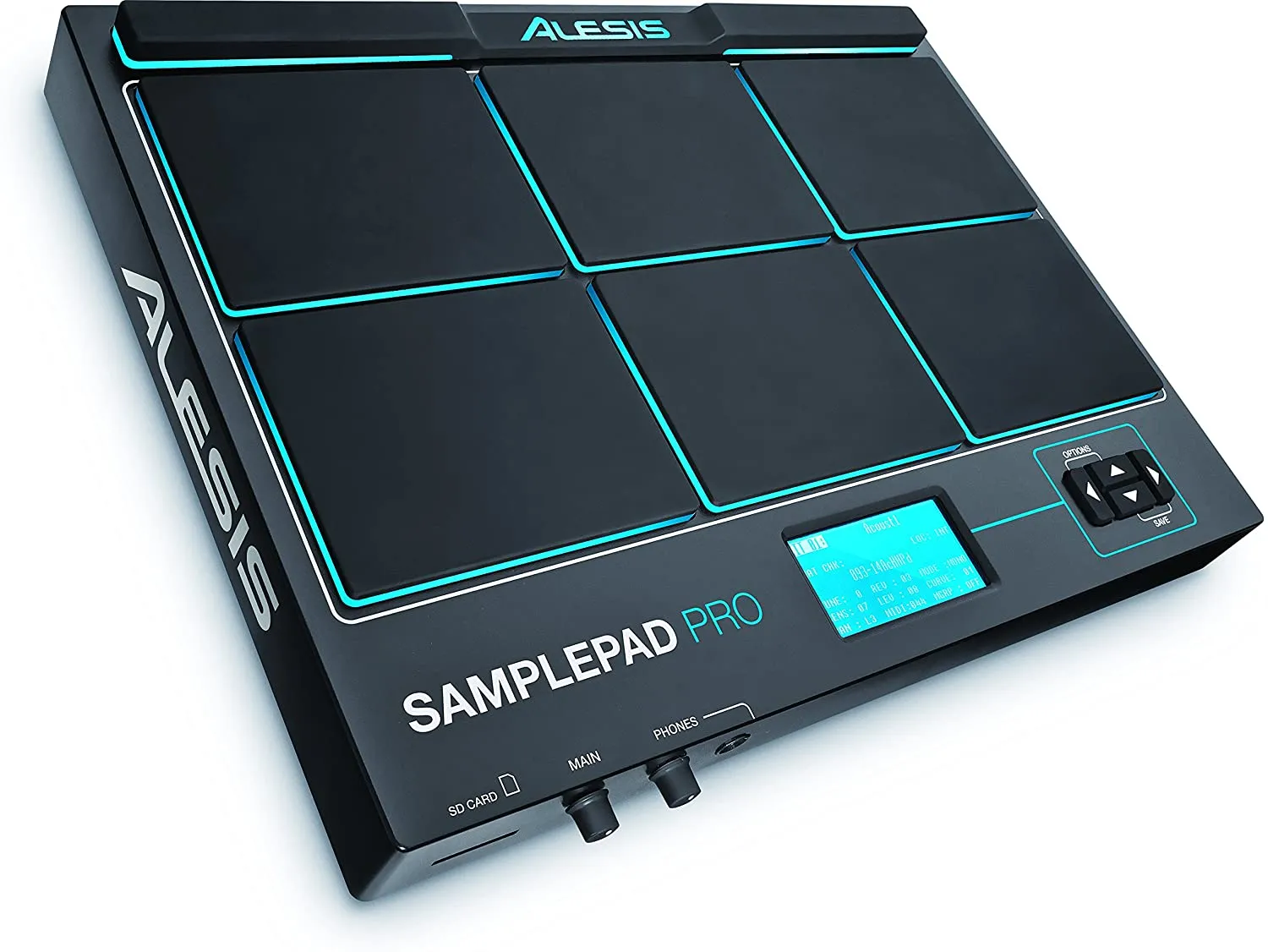 Alesis Sample Pad PRO 8-Pad Percussion and Sample-Triggering Instrument with Dual Zone Rubber Drum Pads