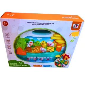 Animal Musical Piano Toy - Interactive Music, Lights & Puzzle Fun for Kids (3  Years)