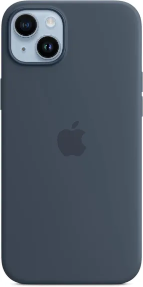 Apple Silicone Case with Magsafe for iphone 14 Plus 6.7" Storm Blue A2911 - MPT53ZM/A