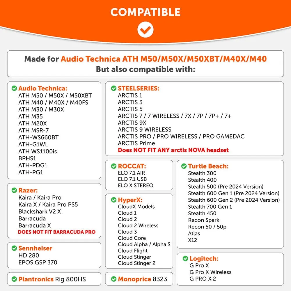 ATH M50X Earpads