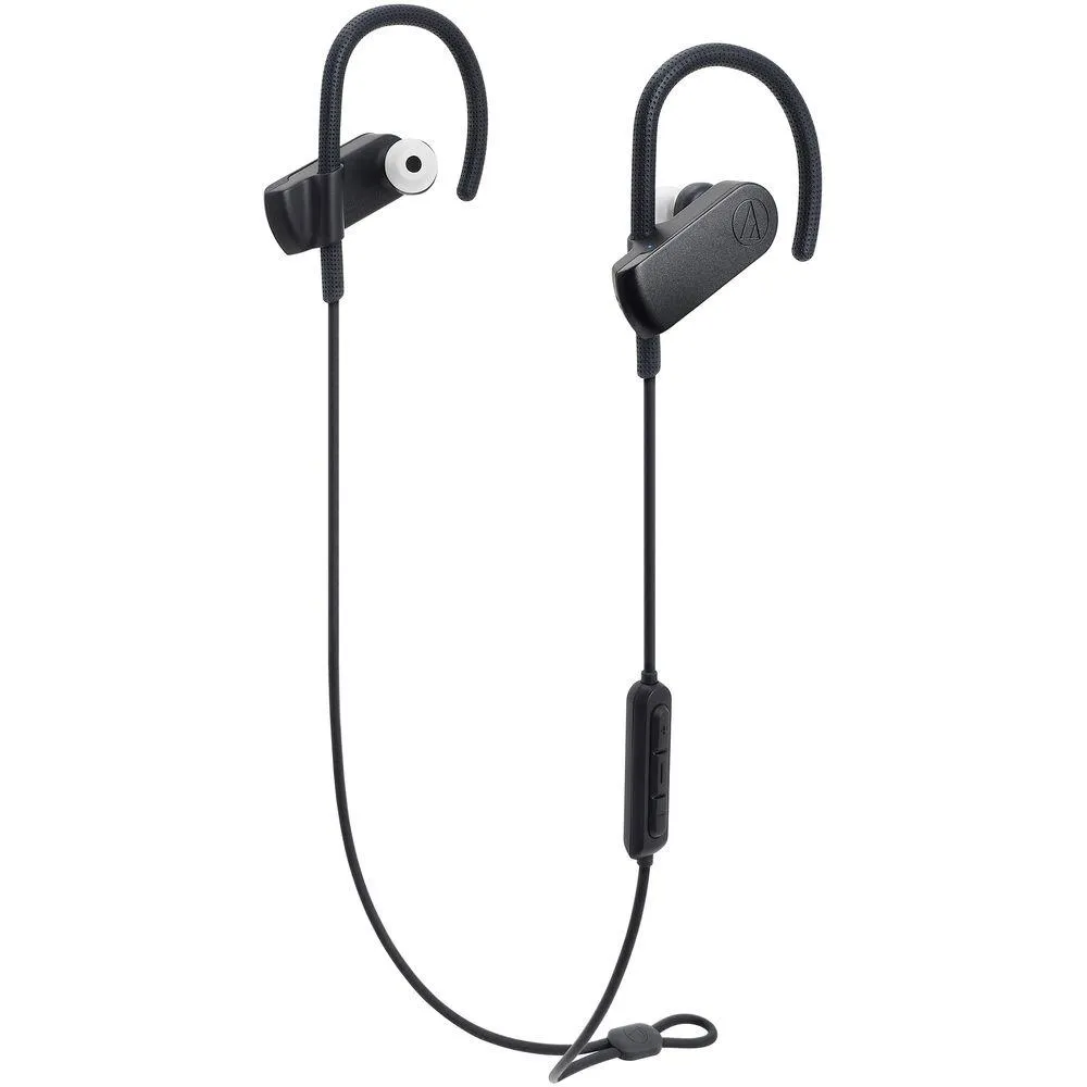 Audio-Technica ATH-SPORT50BTBK SonicSport Bluetooth Wireless In-Ear Headphones