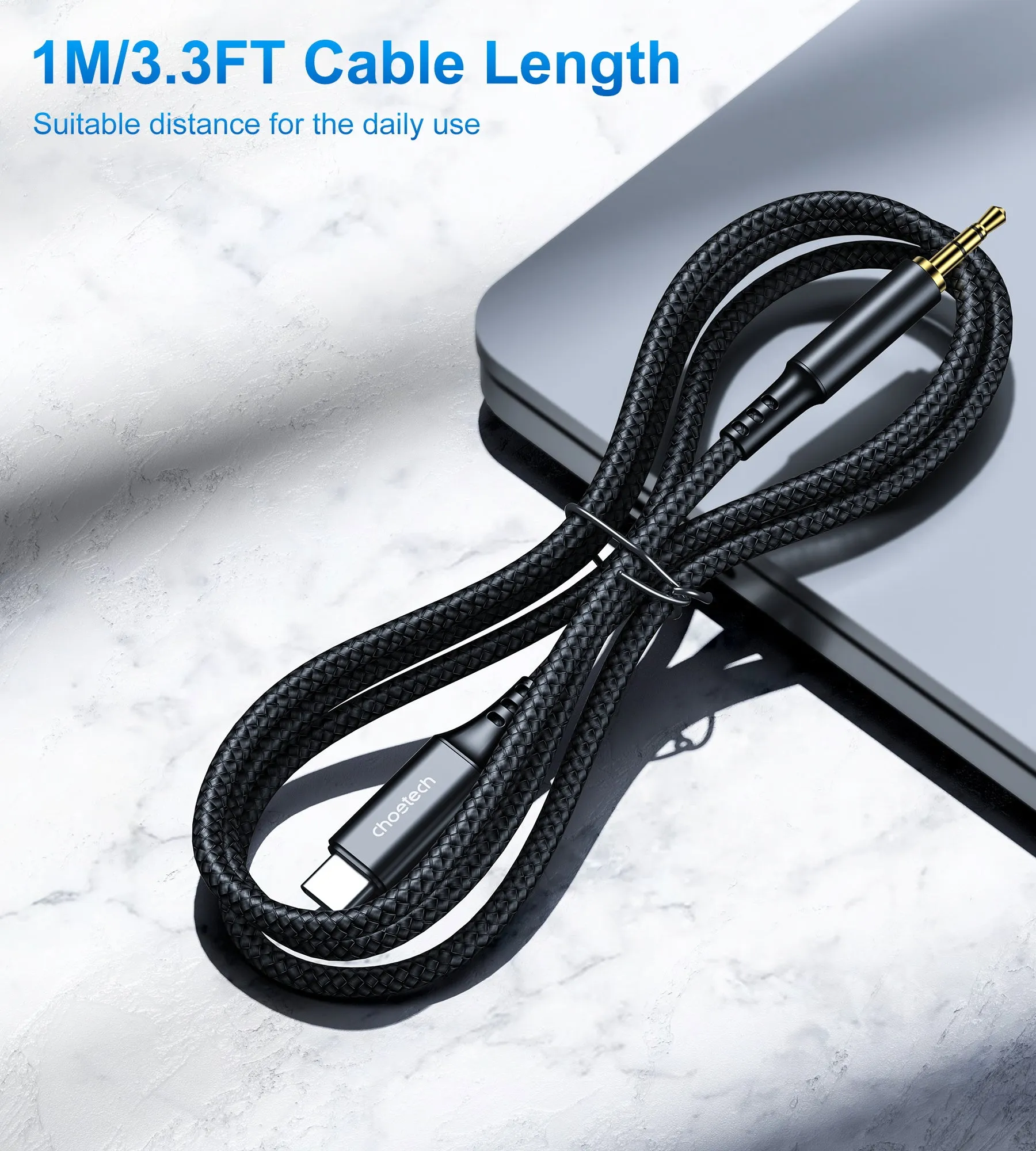 AUX006 Choetech Type-C to 3.5mm Audio Cable