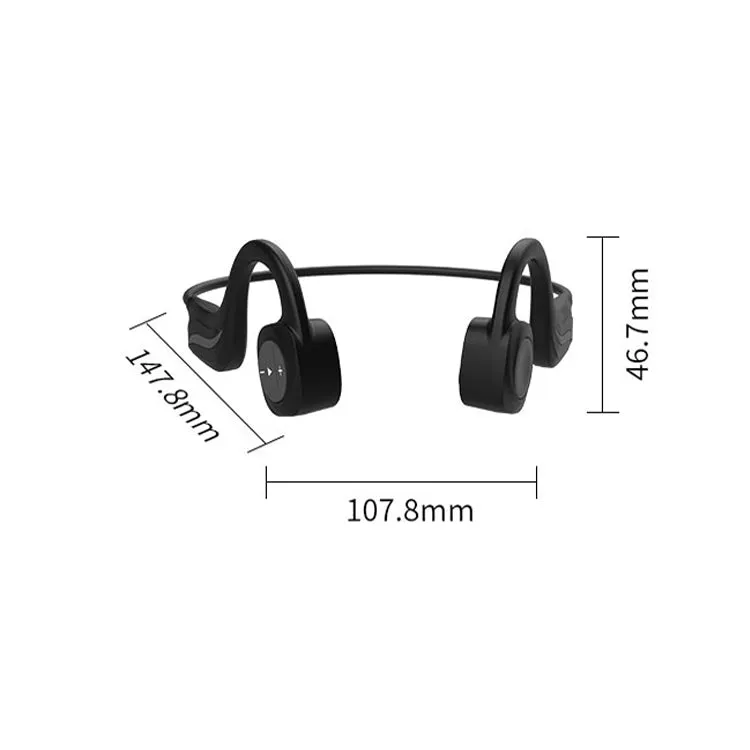 B20 Aquatic Magnetic Bone Conduction Wireless Earphones for Swimmers