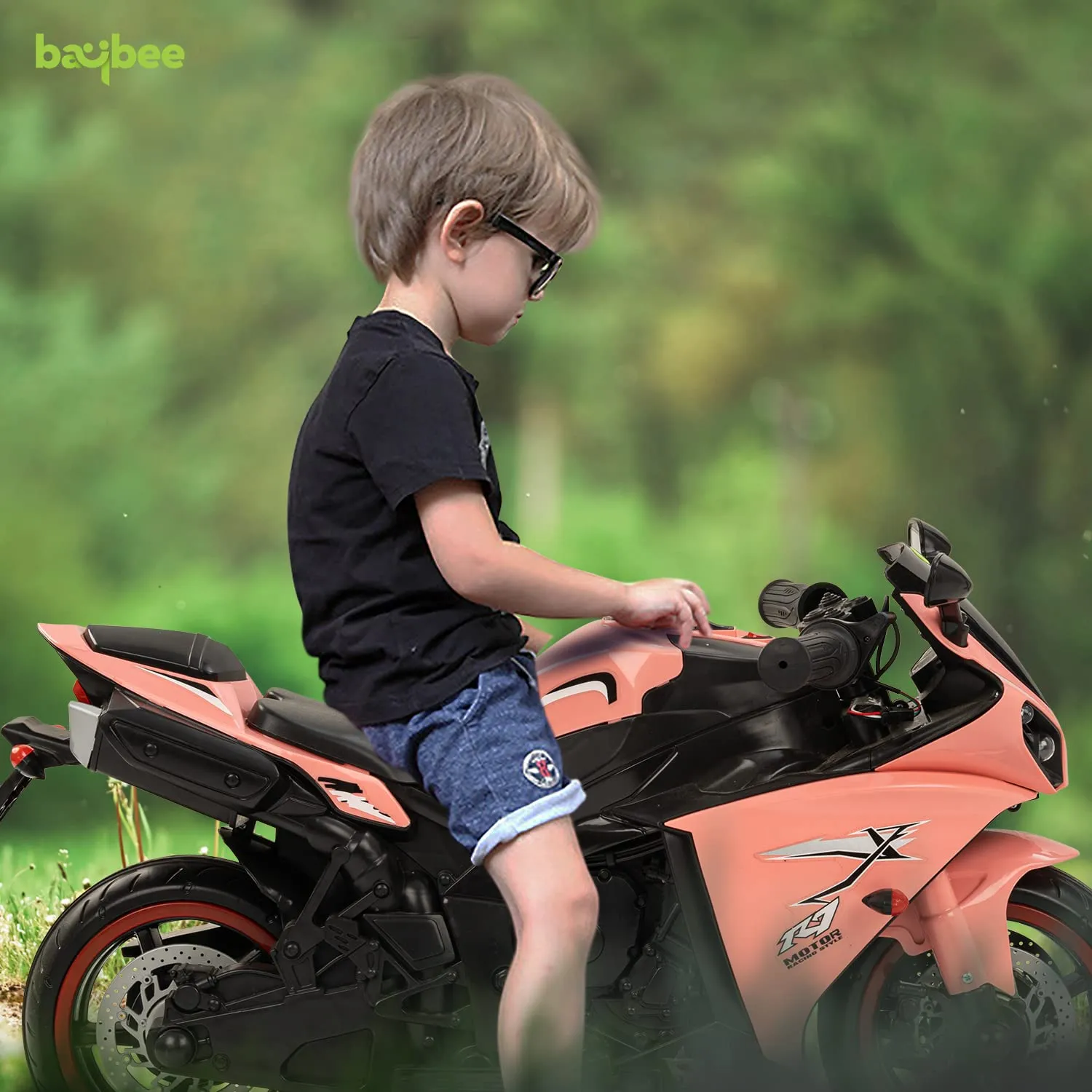 Baybee R7 Kids Battery Operated Bike for Kids with Light & Music