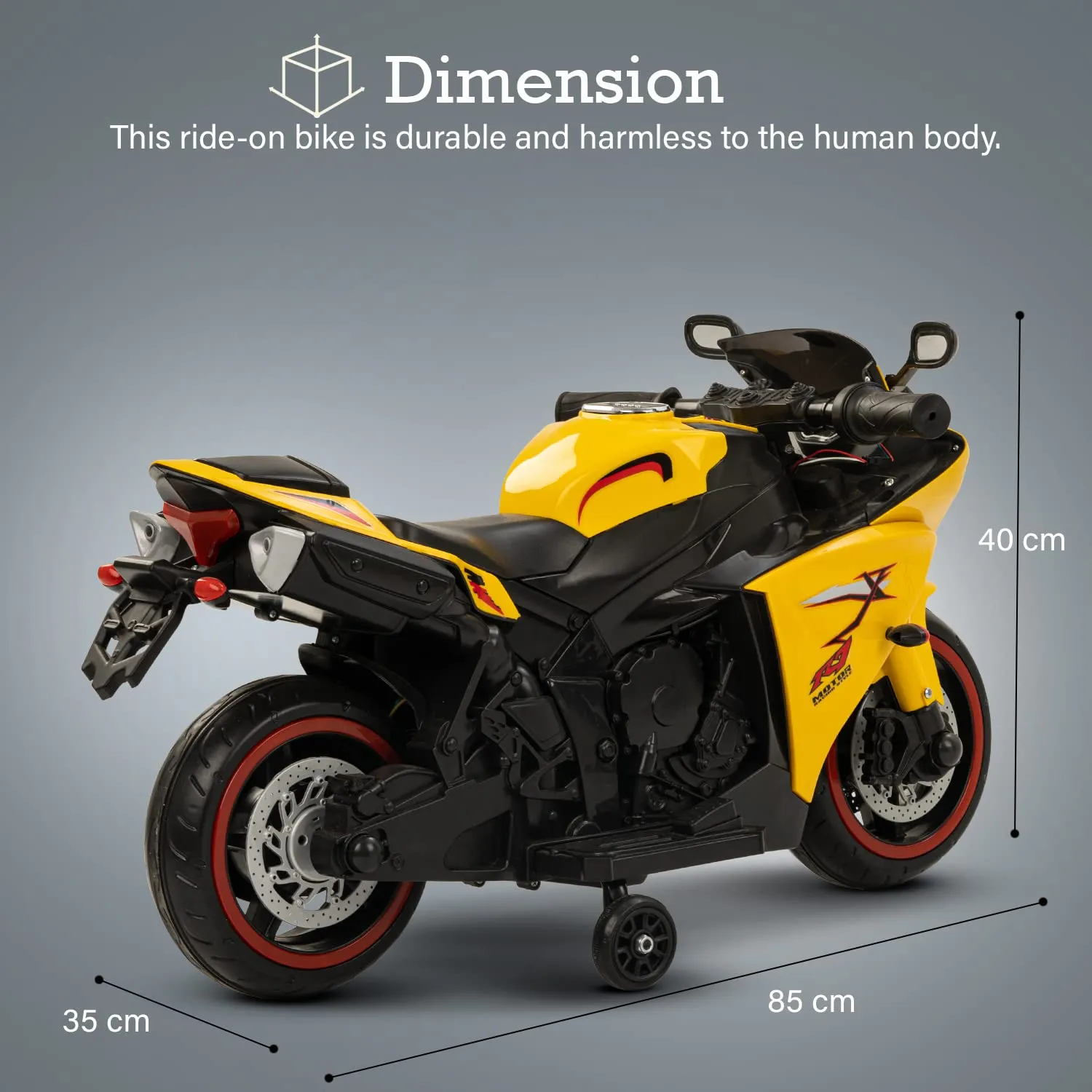 Baybee R7 Kids Battery Operated Bike for Kids with Light & Music