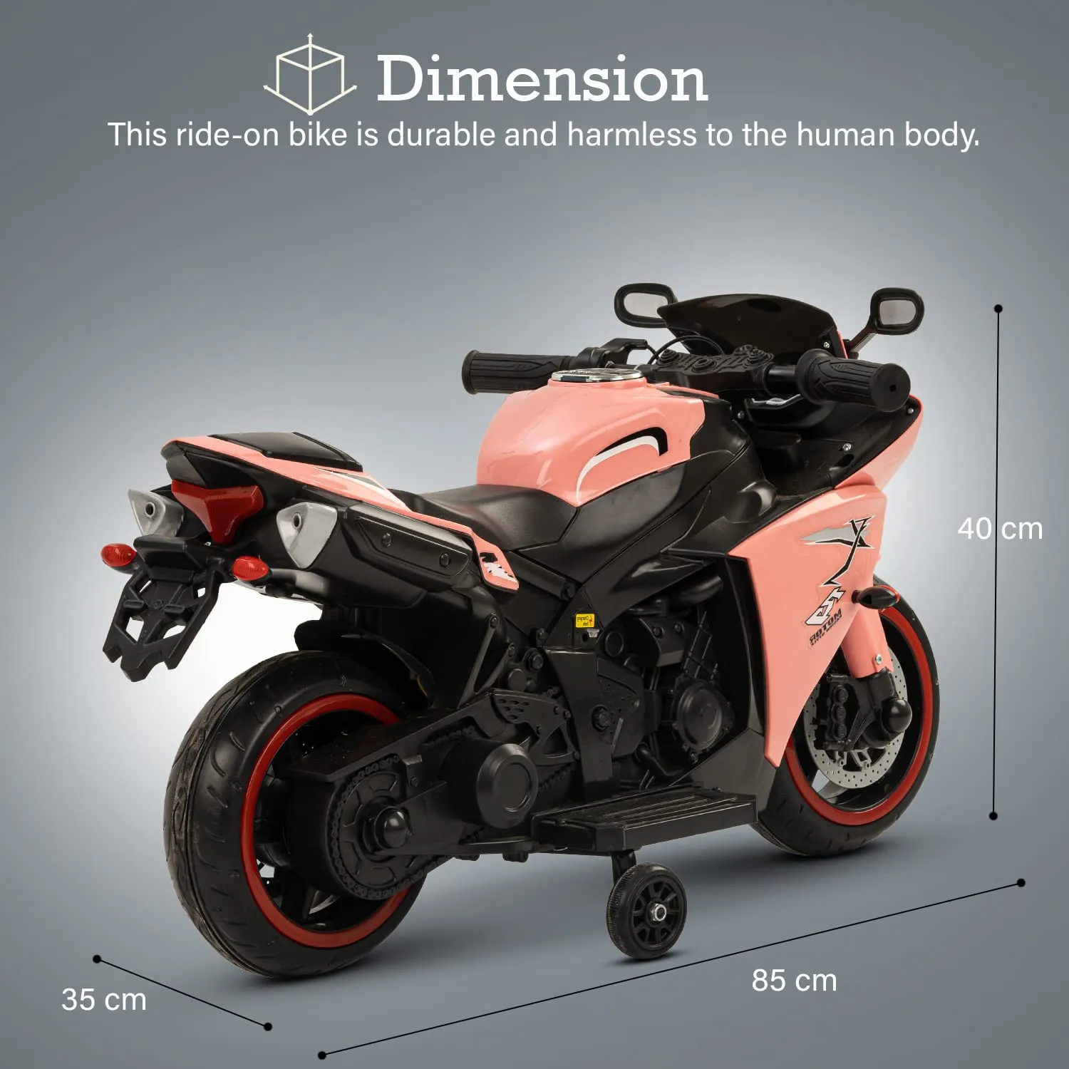 Baybee R7 Kids Battery Operated Bike for Kids with Light & Music