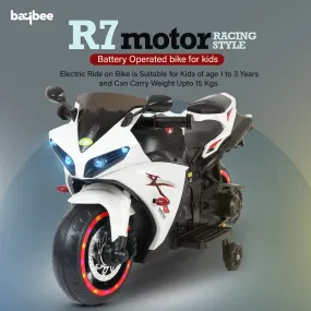 Baybee R7 Kids Battery Operated Bike for Kids with Light & Music