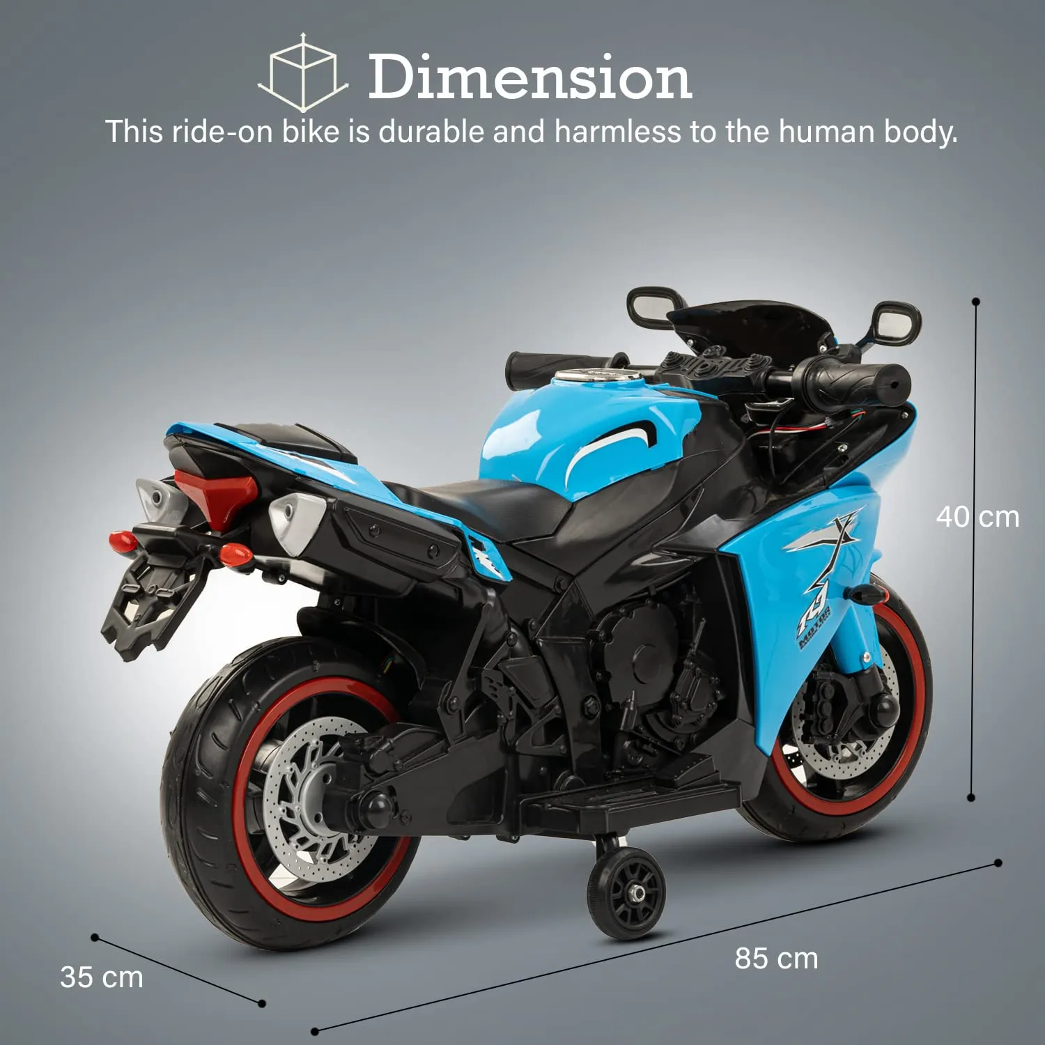 Baybee R7 Kids Battery Operated Bike for Kids with Light & Music
