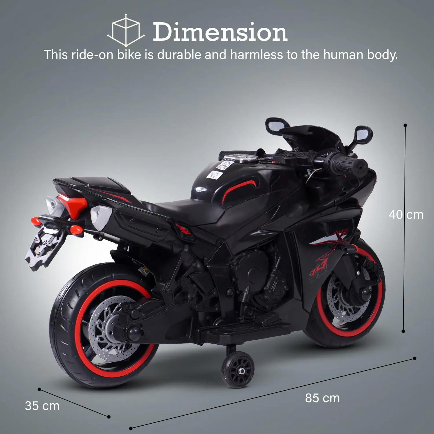 Baybee R7 Kids Battery Operated Bike for Kids with Light & Music