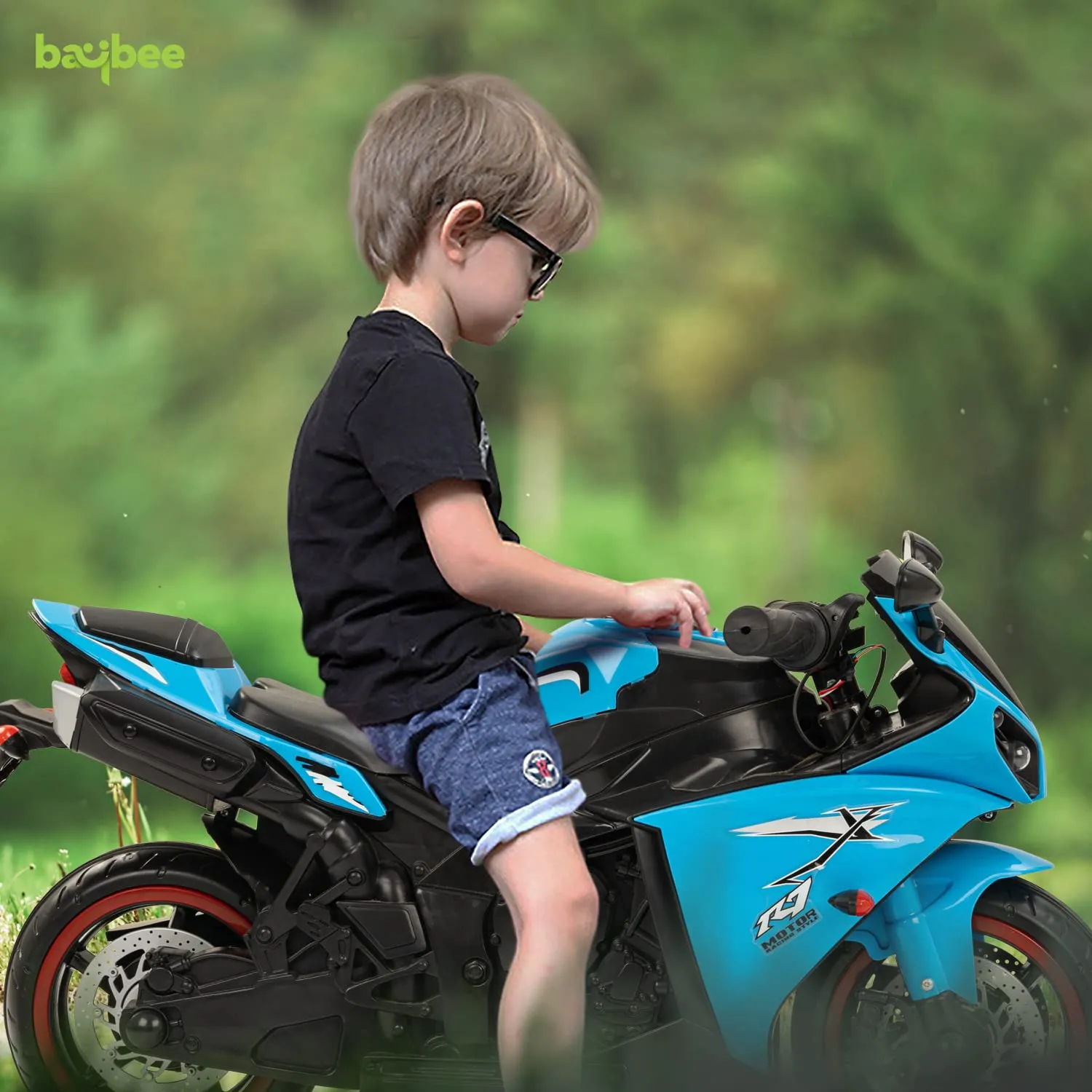 Baybee R7 Kids Battery Operated Bike for Kids with Light & Music
