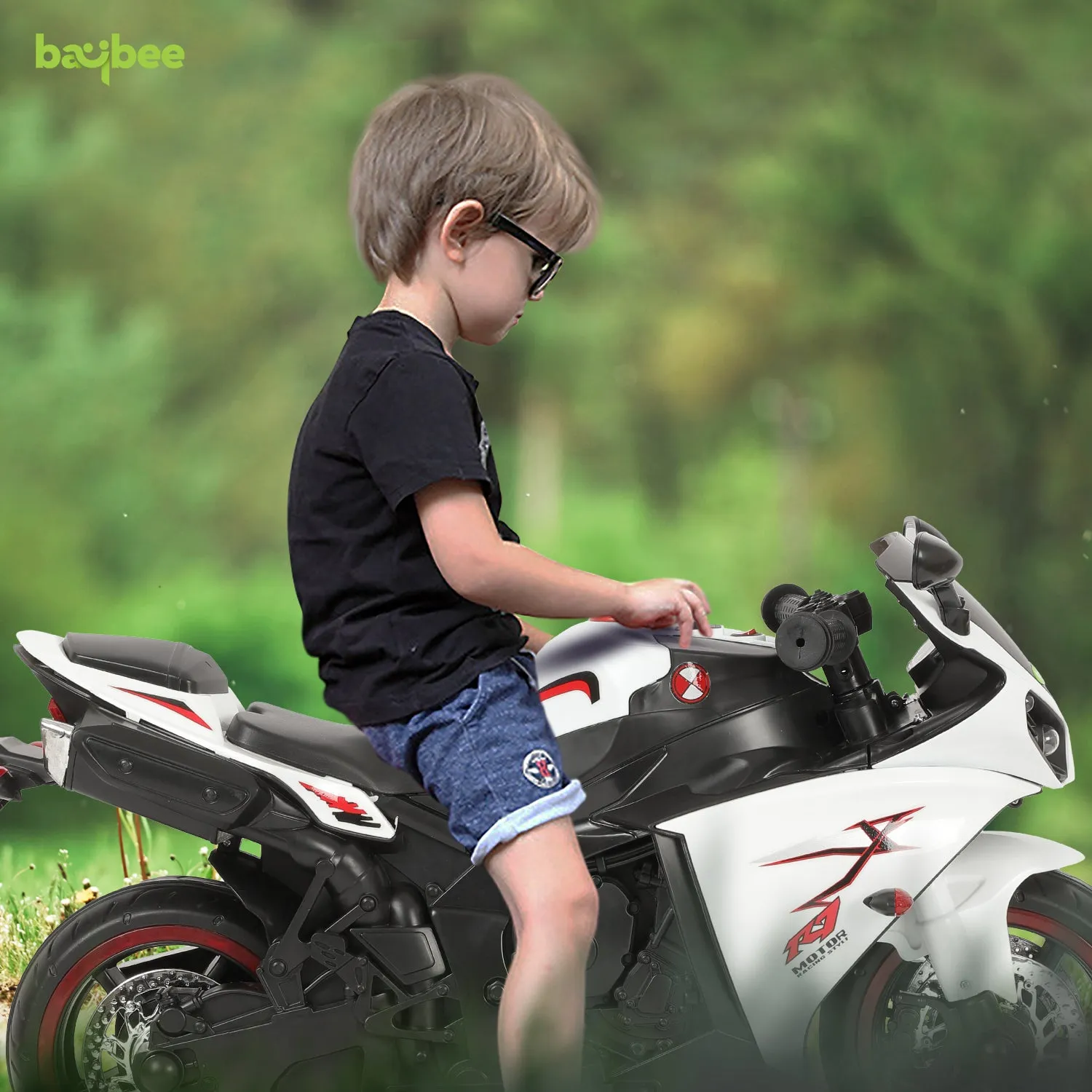 Baybee R7 Kids Battery Operated Bike for Kids with Light & Music
