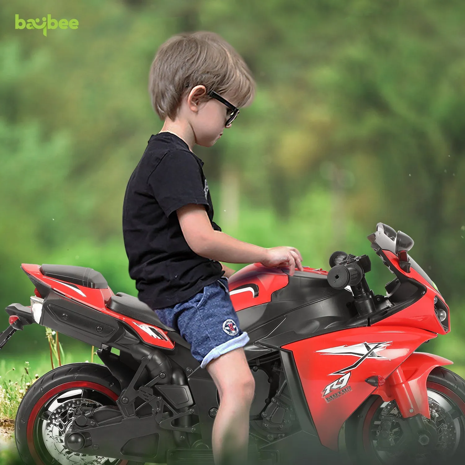 Baybee R7 Kids Battery Operated Bike for Kids with Light & Music