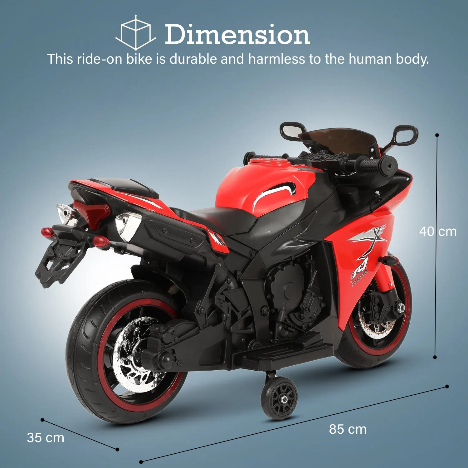 Baybee R7 Kids Battery Operated Bike for Kids with Light & Music