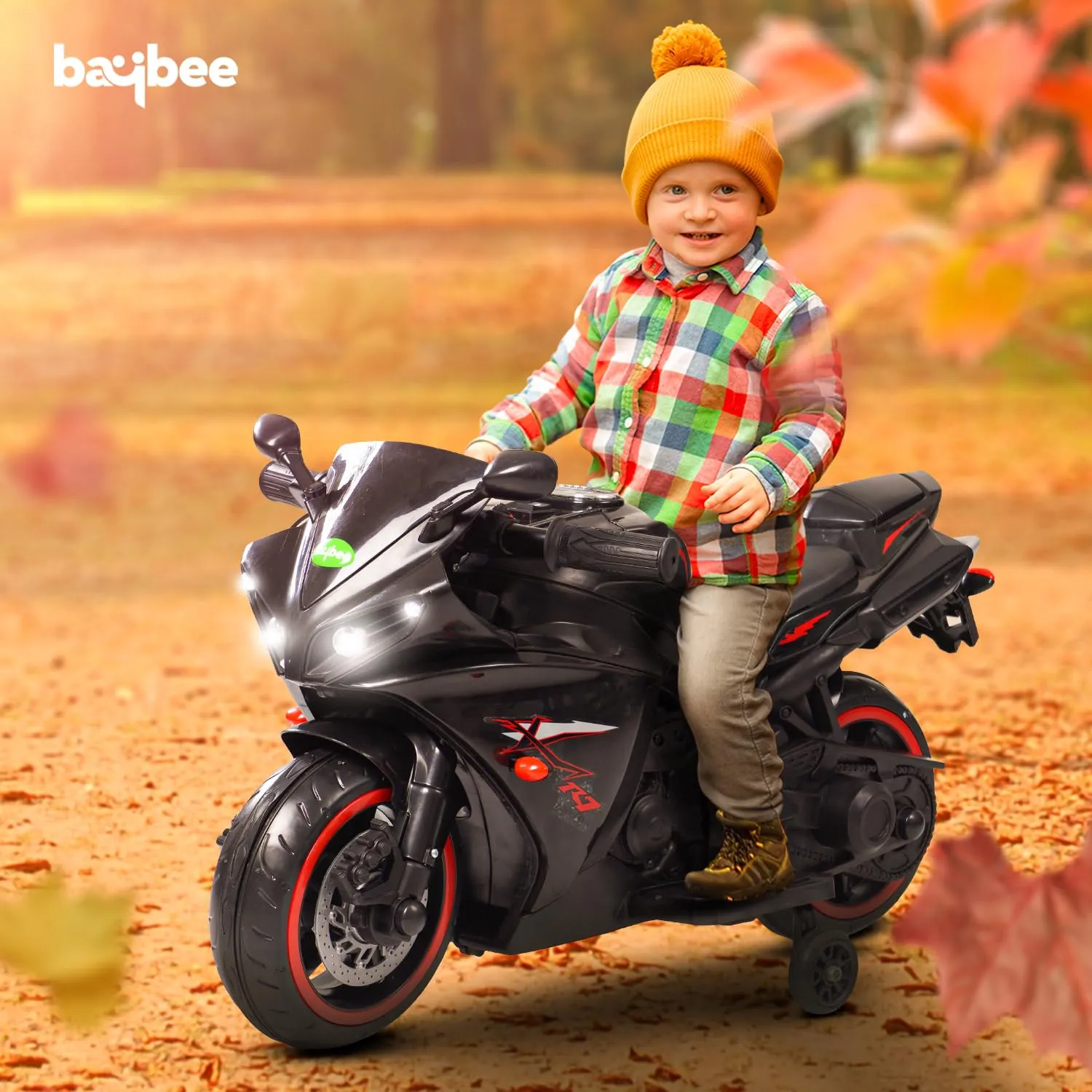 Baybee R7 Kids Battery Operated Bike for Kids with Light & Music