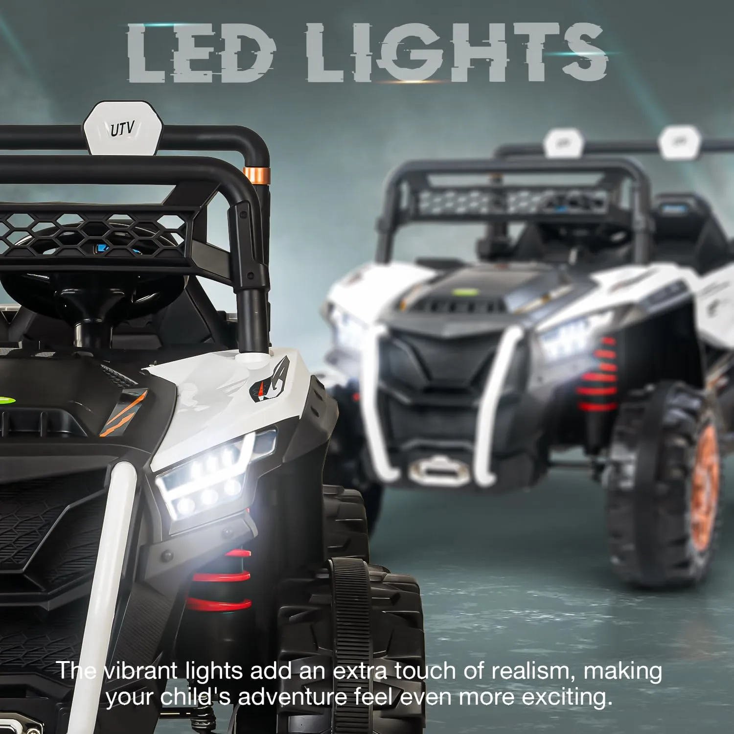 Baybee Rumble Rechargeable Battery Operated Jeep for Kids | with Light & Music | Kids to Drive 3 to 8 Years Boy Girl