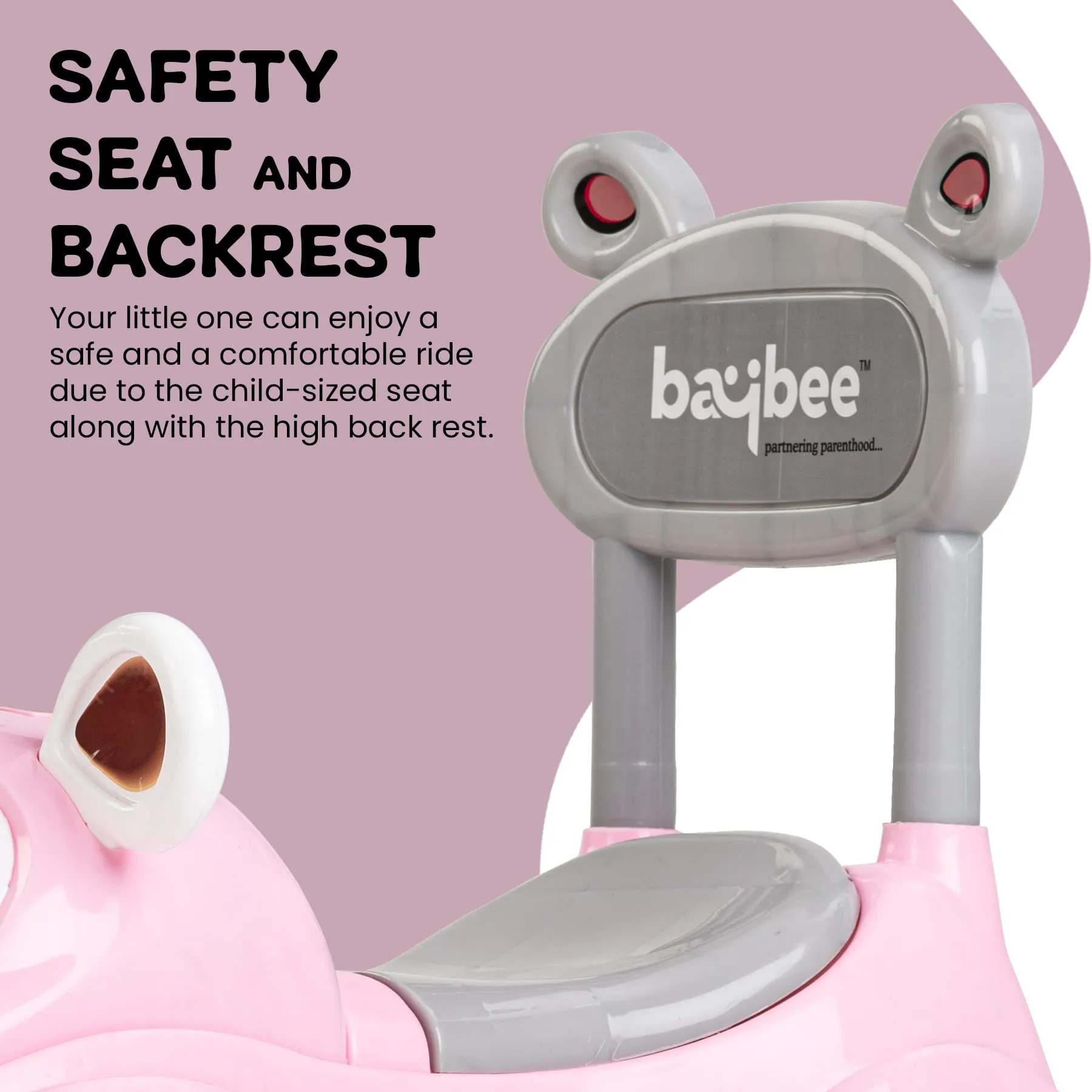 Baybee Snooper Ride on Baby Car for Kids with Lights, Music & Horn button