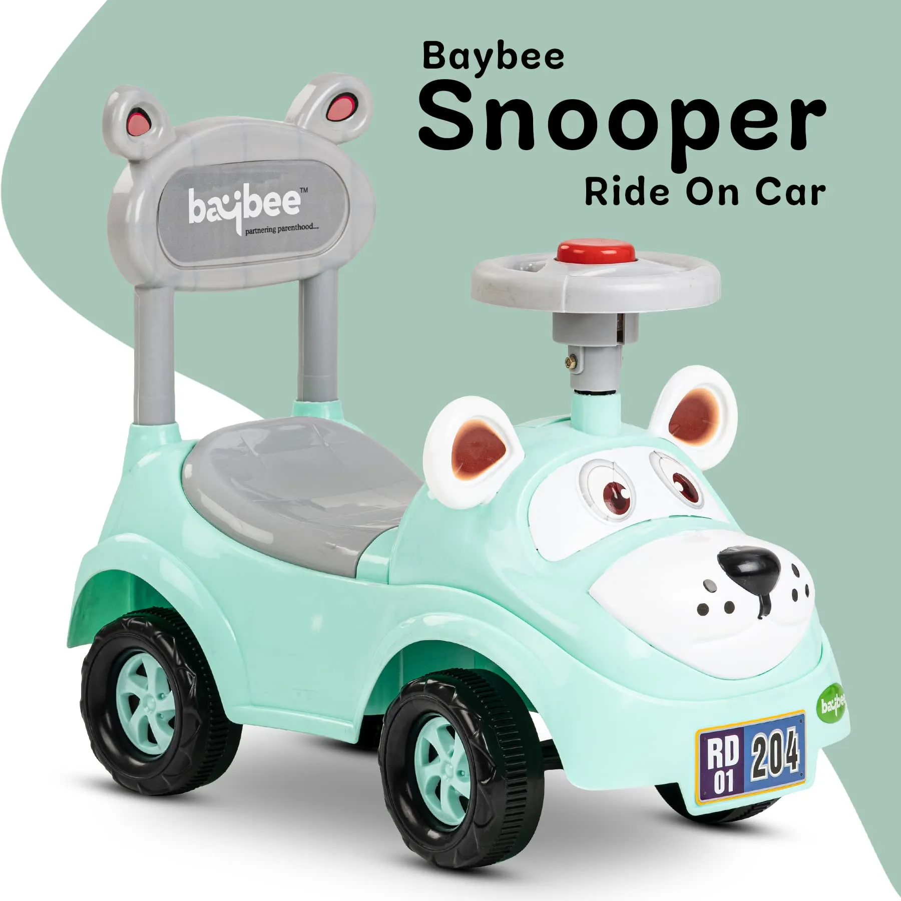 Baybee Snooper Ride on Baby Car for Kids with Lights, Music & Horn button
