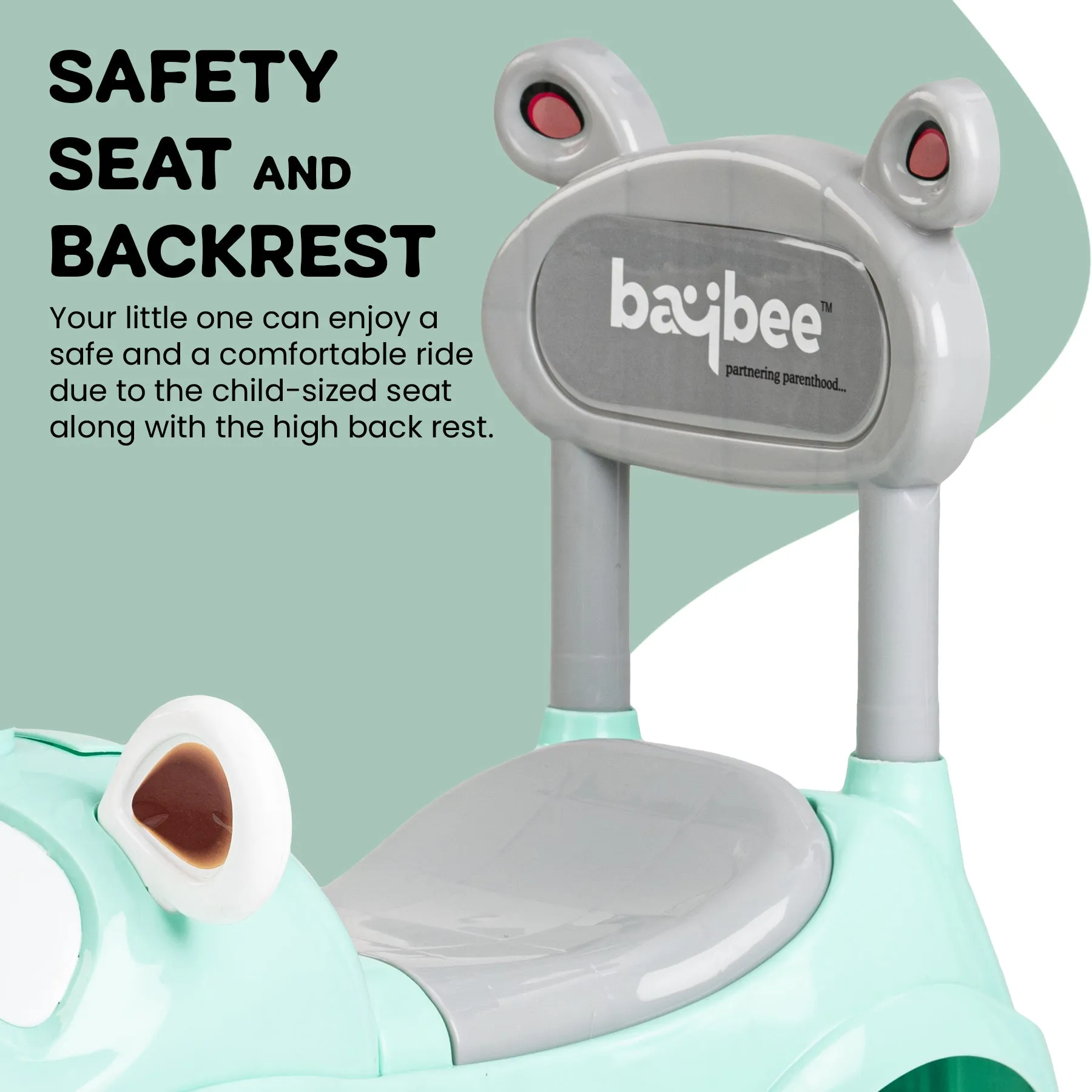 Baybee Snooper Ride on Baby Car for Kids with Lights, Music & Horn button