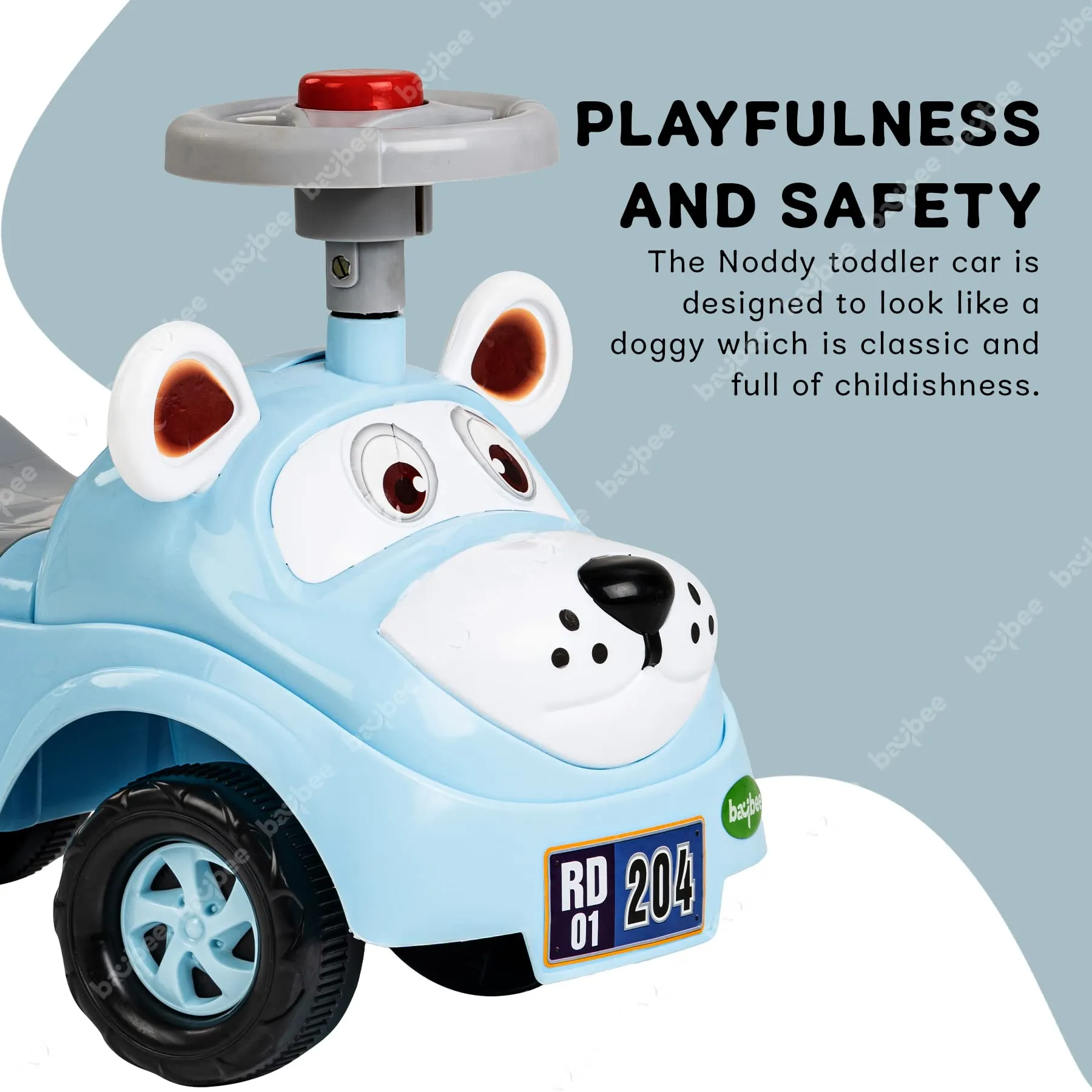 Baybee Snooper Ride on Baby Car for Kids with Lights, Music & Horn button