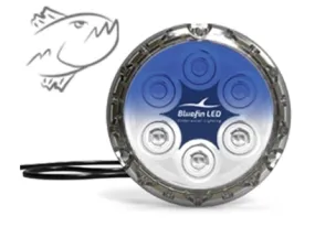 Bluefin Piranha P12   P12 Dual Colour MK 11 Surface Mounted LED Underwater Boat Light 12/24V - 4 Colours