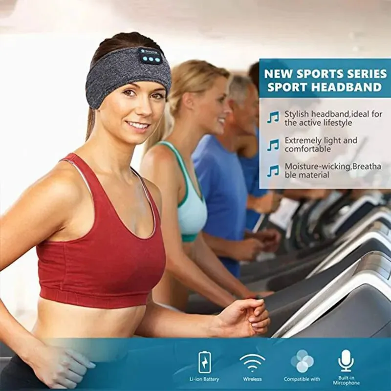 Bluetooth Earphones Sports Sleeping Headband Wireless Headphones