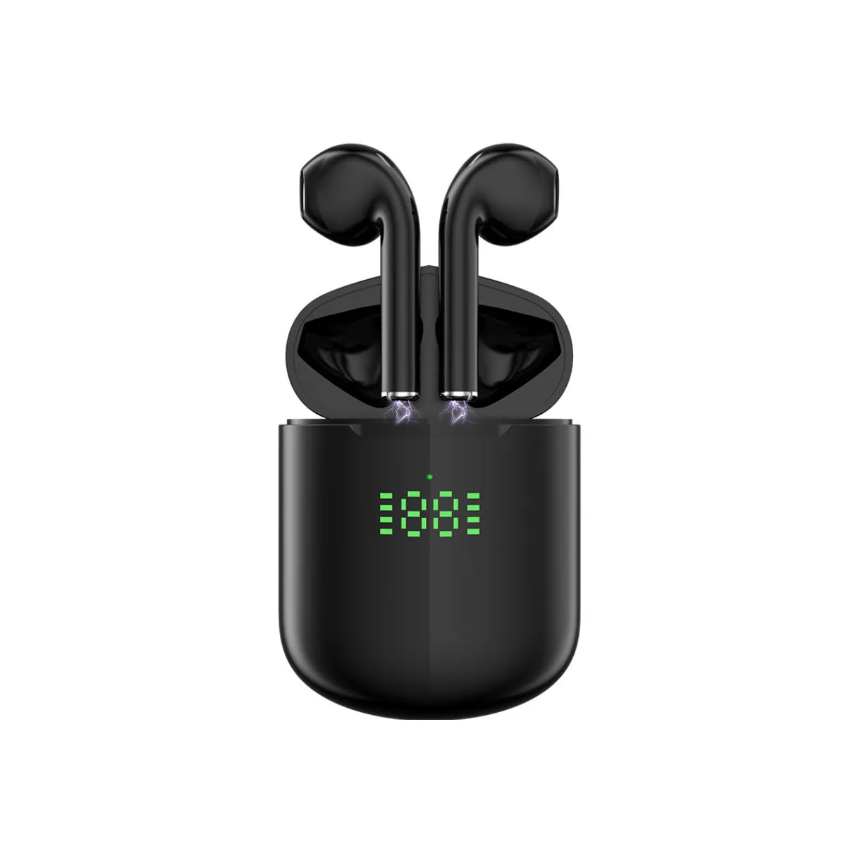 Bluetooth Earpods with LED Indicator And Wireless Charging Pad