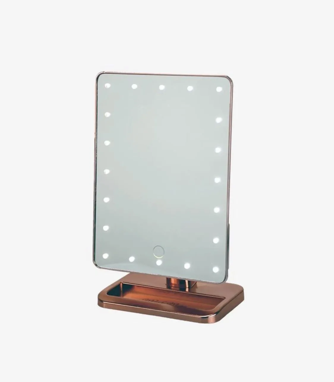 Bluetooth Melody Vanity Mirror In Rose Gold