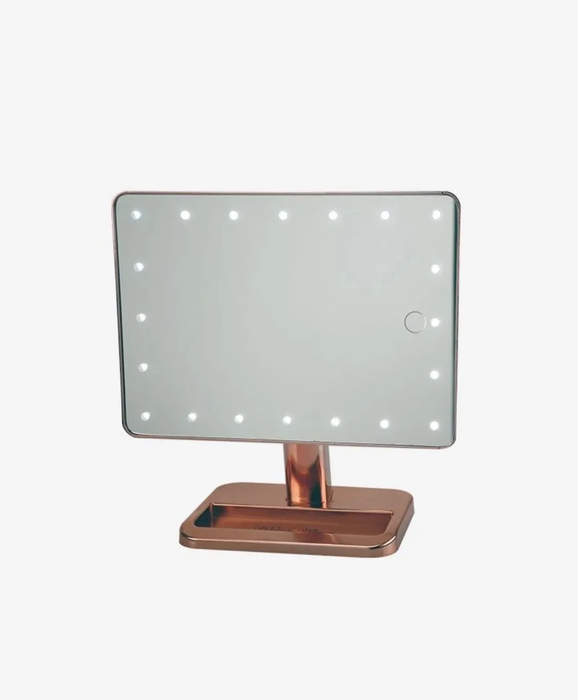 Bluetooth Melody Vanity Mirror In Rose Gold