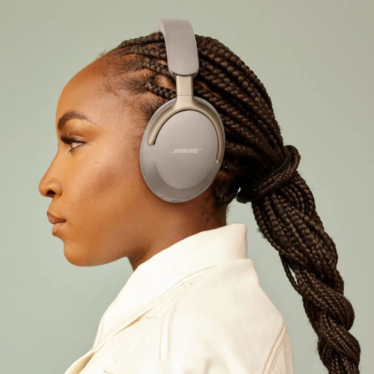 Bose QuietComfort Ultra Wireless Noise Cancelling Headphones (Sandstone)