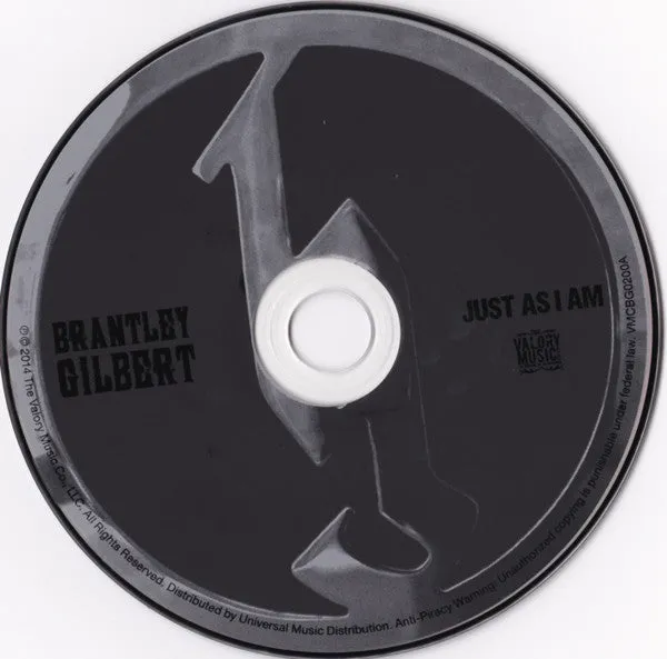 Brantley Gilbert - Just As I Am (CD, Album) (NM or M-)