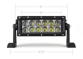 Cali Raised LED 8" Dual Row 5D Optic Osram LED Bar