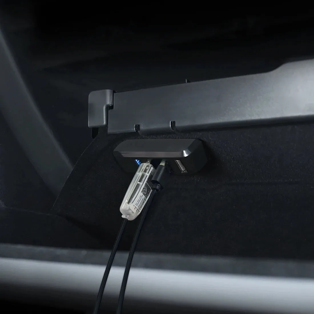 Car Ambient Lights RGB LED USB Expansion with APP & Remote Control