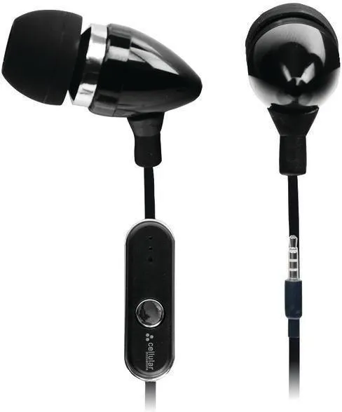 CELLULAR INNOVATIONS IP-HF1-BK Stereo Hands-Free Earbuds with Microphone(Black)
