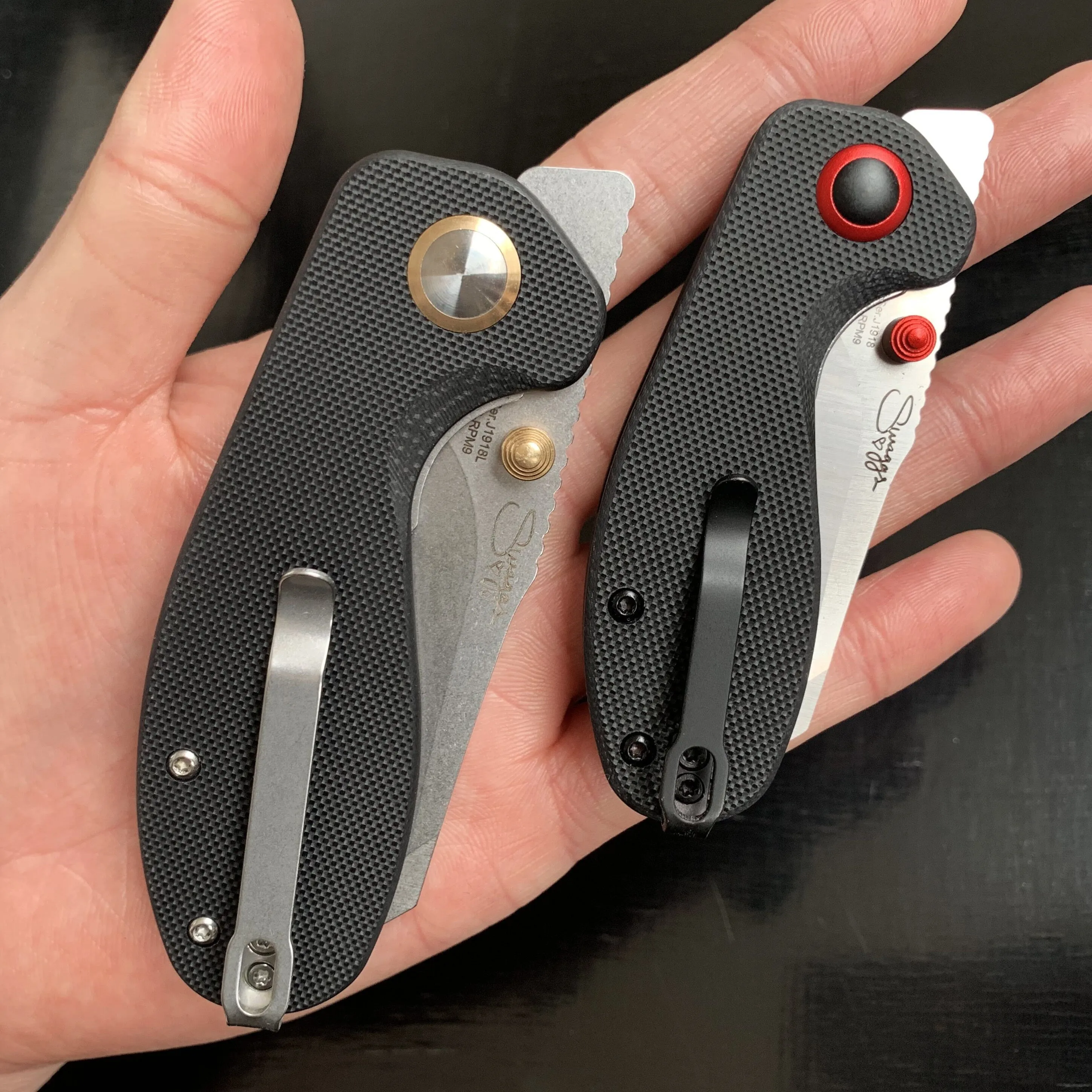 CJRB More Maileah J1918l AR-RPM9 Steel Blade Folding Knives