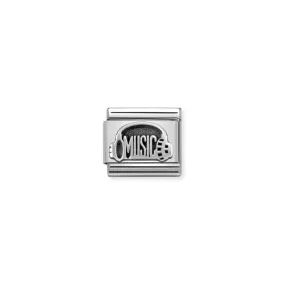 Classic Headphones & Music Link - Silver - 330101/34