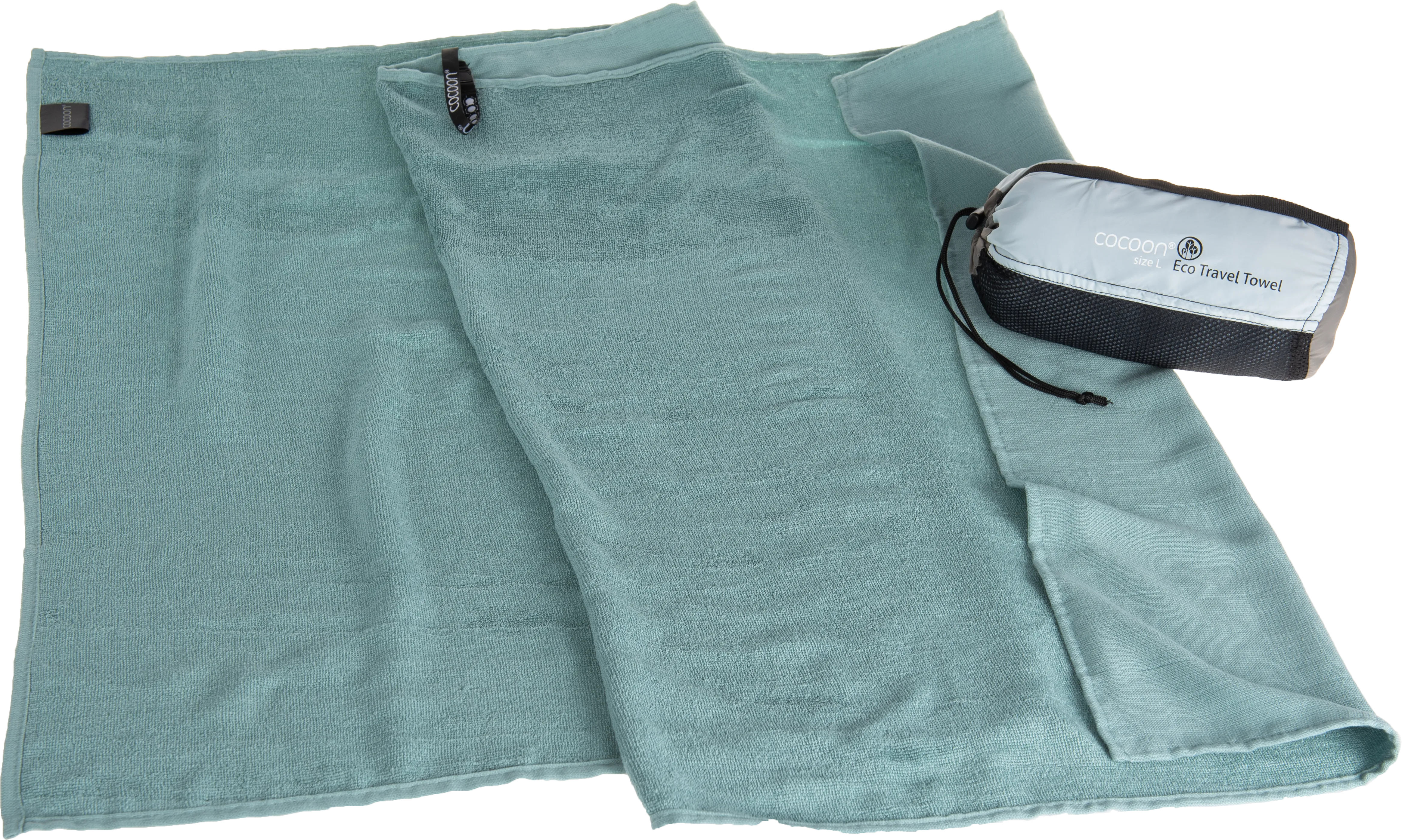 Cocoon Eco Travel Towel M Nile Green | Buy Cocoon Eco Travel Towel M Nile Green here | Outnorth