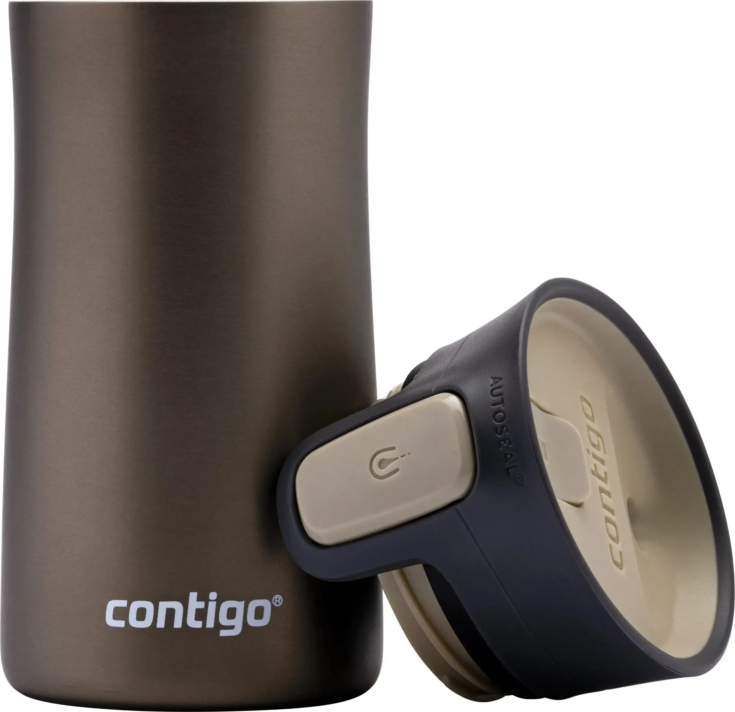 Contigo Pinnacle Autoseal Travel Mug 300 ml Transparent Matte Latte | Buy Contigo Pinnacle Autoseal Travel Mug 300 ml Transparent Matte Latte here | Outnorth