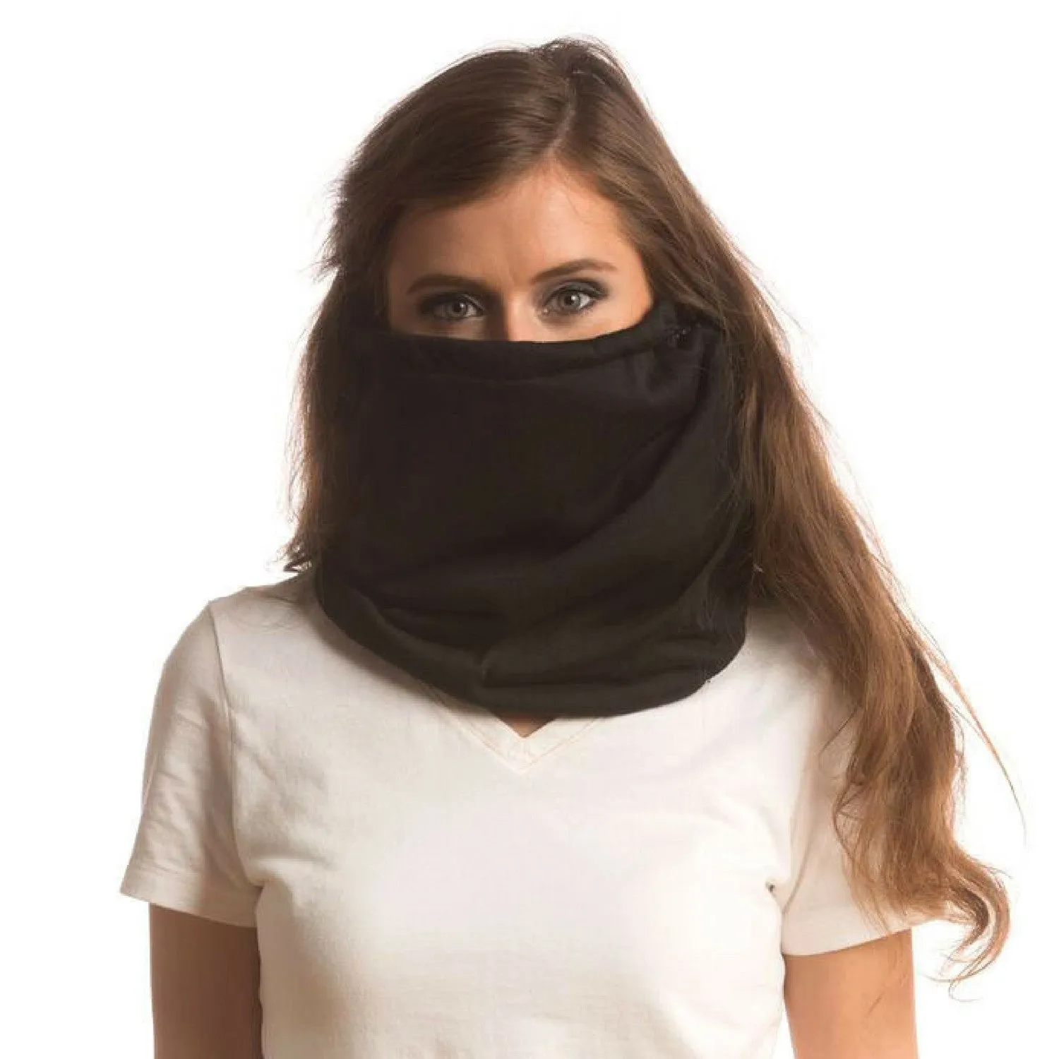Convertible Neck Gaiter with Pocket™ | Black